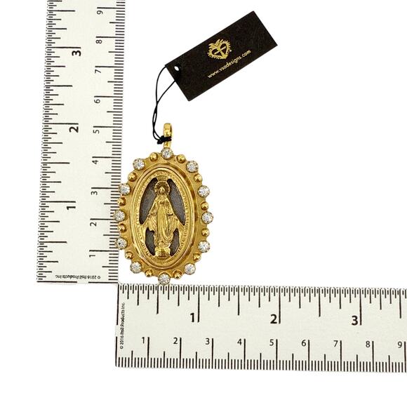 VIRGINS SAINTS & ANGELS VSA Milagrosa Medallion in Gold - Picture 7 of 7